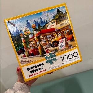Buffalo Cartoon World Puzzle - Pine Road Service - 1000 Pieces